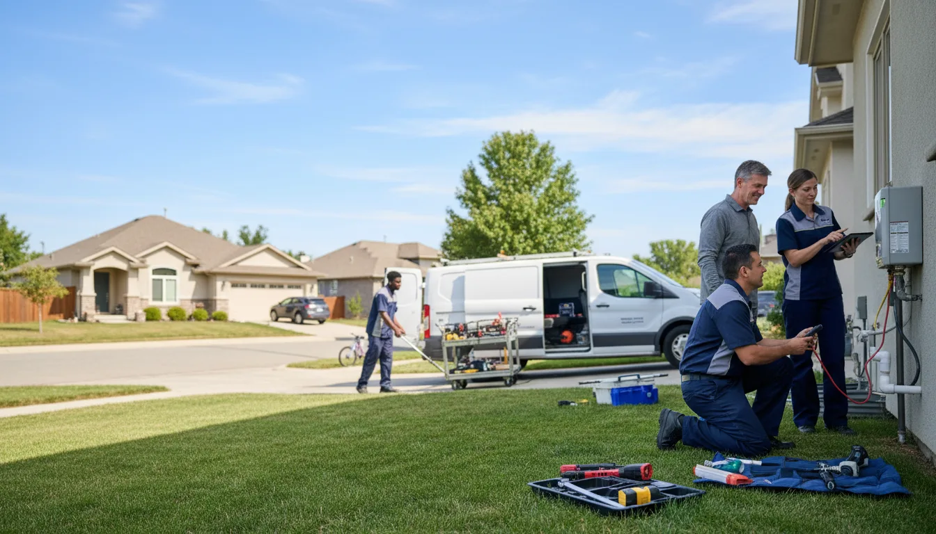 Tankless water heater service in Albany, TX